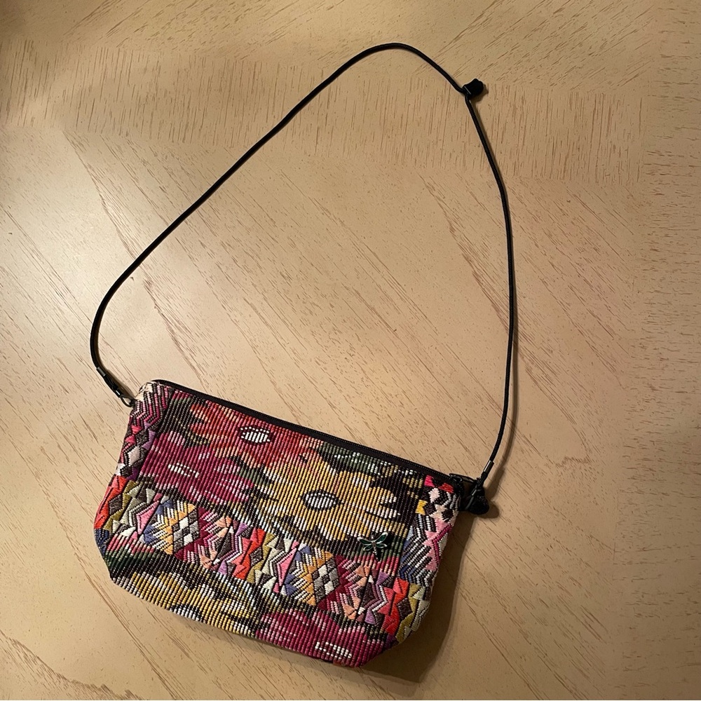 Bamboo Threads Handcrafted Guatemalan Cotton Crossbody Bag